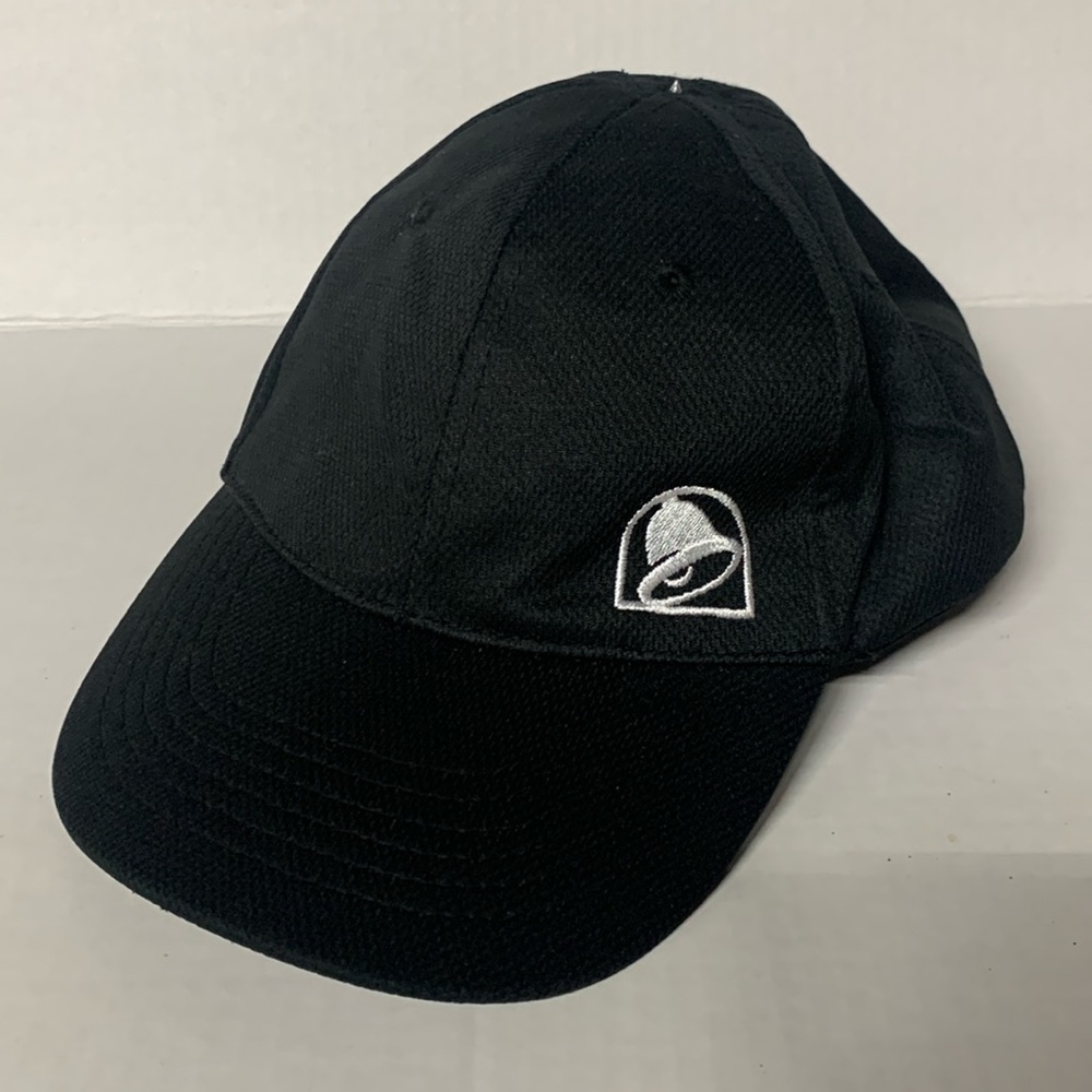 Taco Bell dad hat baseball cap snapback black white logo unisex